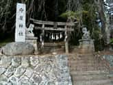 守屋神社の境内に繋がる鳥居