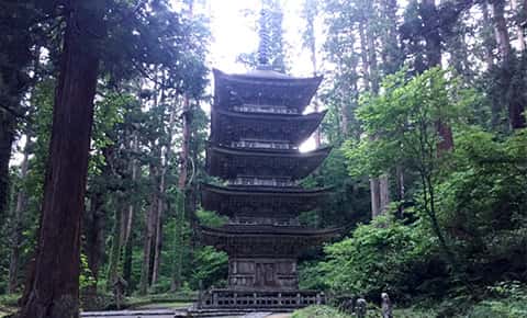Hagurosan Five-Story Pagoda