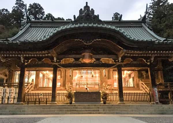 筑波山神社の美しい本殿