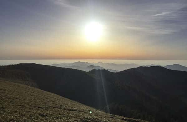 The View of the Kii Channel and Kumano from Tsurugisan