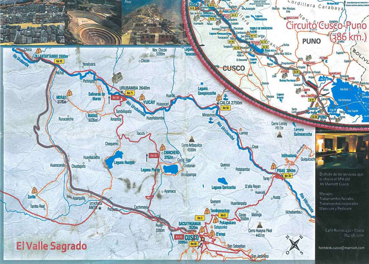 ペルー政府観光庁の旅行地図がわかりやすい！
