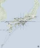 古代日本のレイライン総合図