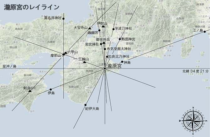 瀧原宮のレイライン