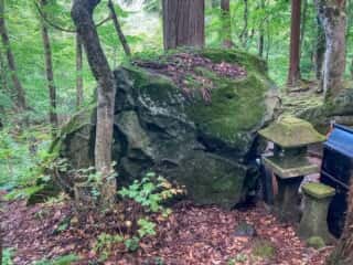 石神神社の磐座 青森