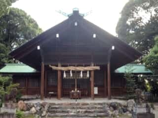酒見神社拝殿 (中嶋宮比定地)