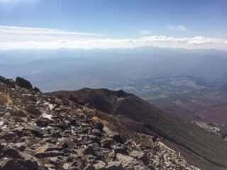 岩木山 山頂からの景色