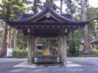 出羽三山神社 手水舎