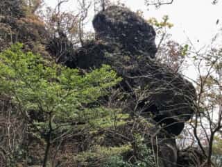 筑波山 立身石