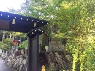 大峯山登山道入口