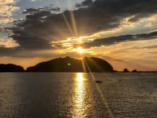 春分の日の竹ケ島