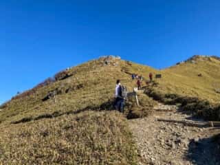 剣山・次郎笈 登山道