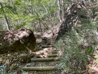 妙義山 登山道