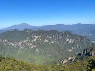 妙義山 登山道からの景色