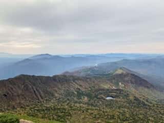 岩手山登山道からの景色