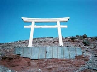 富士山登山道 八合目の鳥居