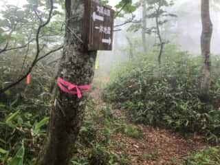恐山 (大尽山) 登山道