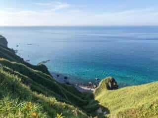 神威岬からの景色