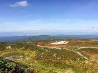 旭岳登山道からの展望