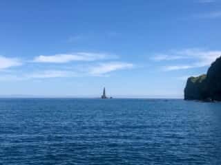 蝋燭岩　北海道余市郡