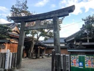 蛭子神社 鳥居 (市守宮比定地)