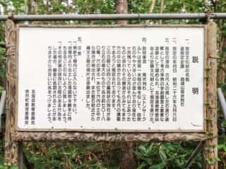 西崎山環状列石の説明