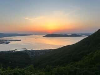 四国八十八ヶ所霊場 第84番札所 屋島寺 早朝・夕方