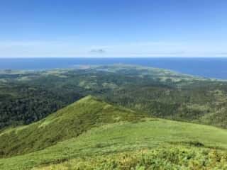 礼文岳登山道からの展望