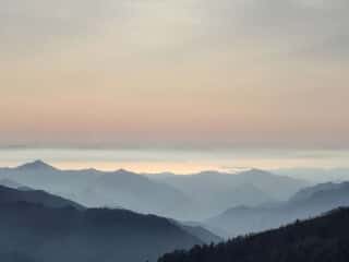 剣山頂上よりの展望