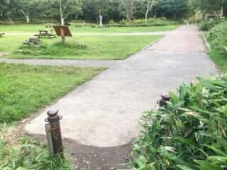 フレぺの滝 遊歩道