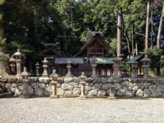 阿紀神社　境内　 (宇多秋宮比定地)
