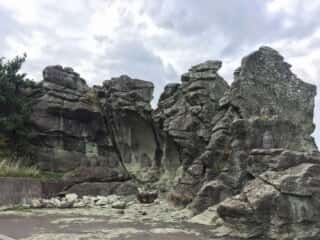 千畳敷海岸の奇石
