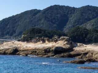 竜串海岸の全景