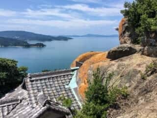 小瀬の重岩 (小瀬石鎚神社)からの景色