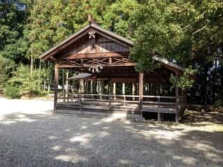 阿紀神社　境内　 (宇多秋宮比定地)