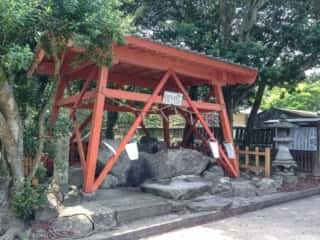 奈多宮神社　手水舎