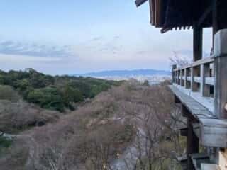清水寺 本堂舞台からの景色