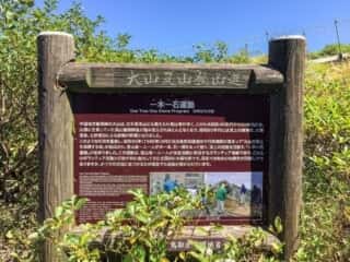 大山登山道