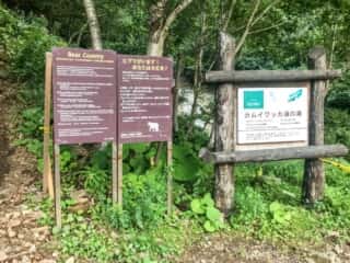 カムイワッカ湯の滝