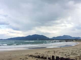 神湊港からの景色