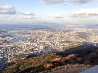 皿倉山ケーブルカーからのビュー
