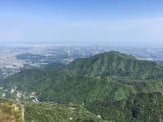 御在所岳 富士見岩からの景色