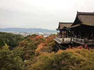 清水寺　舞台からの景色