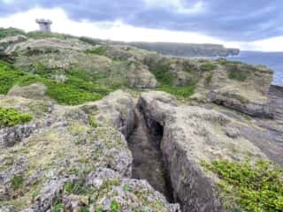 徳之島 犬の門蓋 (めがね岩＋奇石)