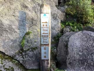 観光新道登山道