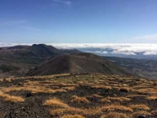 旭岳登山道からの展望