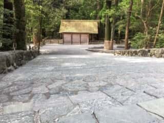 伊勢神宮　正宮前の参道