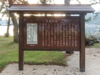 双龍の松 由緒