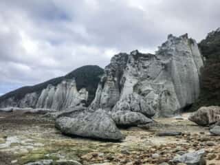 仏ヶ浦の奇石