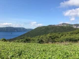 摩周岳登山道からの景色
