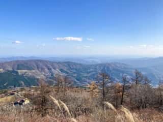 室根山 登山道からの景色